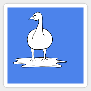 Goose in a Puddle Magnet